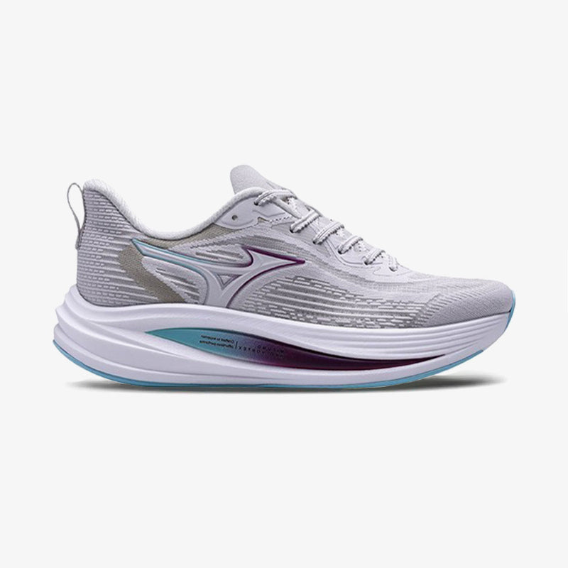 Tênis Mizuno Neo Vortex Feminino Bege-Roxo