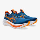 Tênis Asics Gel-Nimbus 28 Masculino Azul-Laranja