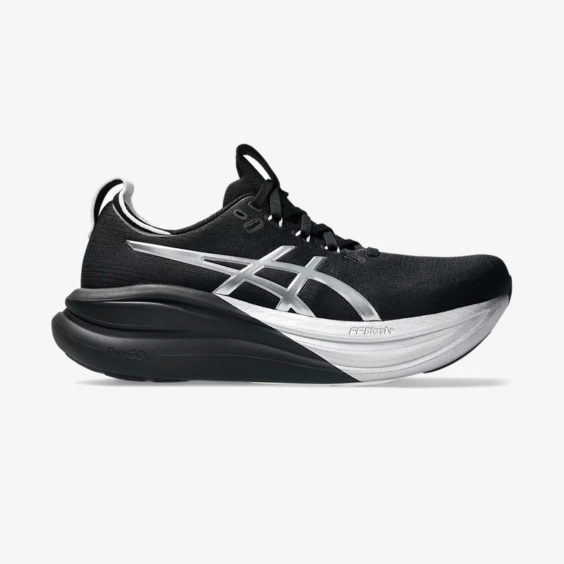 Tênis Asics Gel Nimbus 28 Platinum Feminino Preto