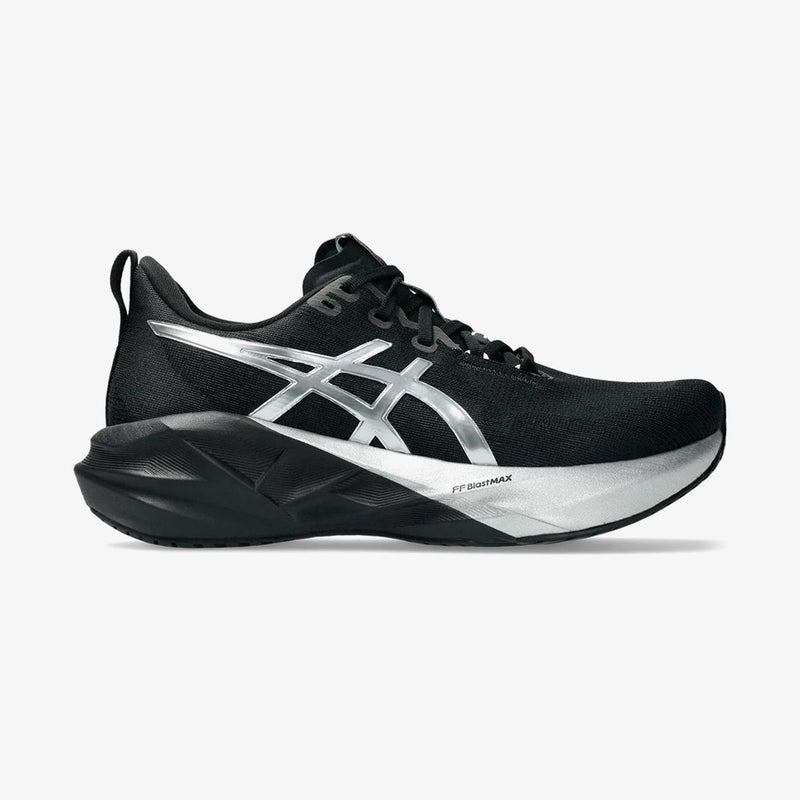Tênis Asics Novablast 5 Platinum Feminino Preto-Prata
