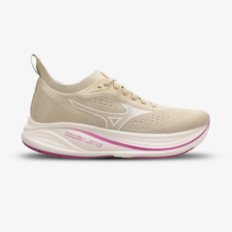 Tênis Mizuno Neo Zen 2 Feminino Bege-Roxo