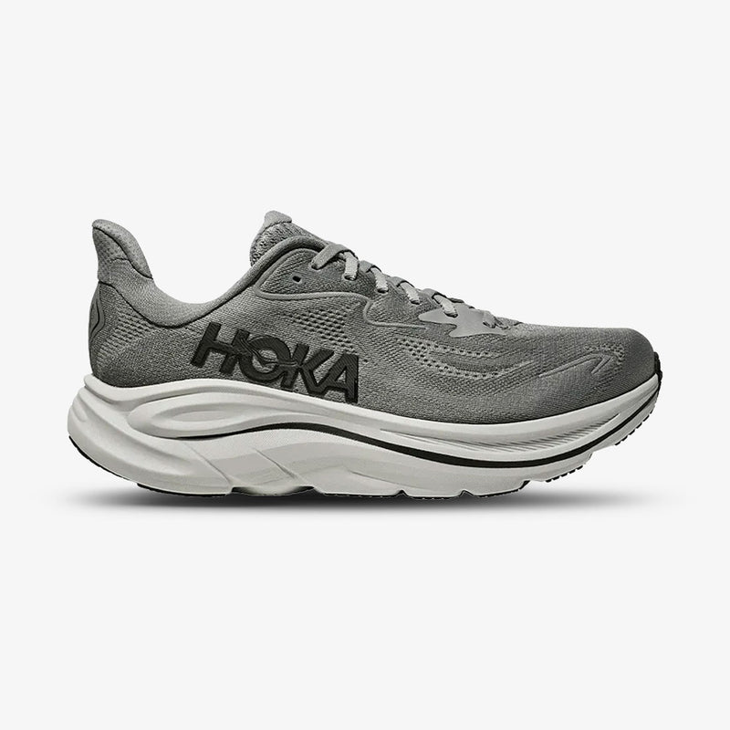 Tênis Hoka Clifton 10 Masculino Cinza-Branco