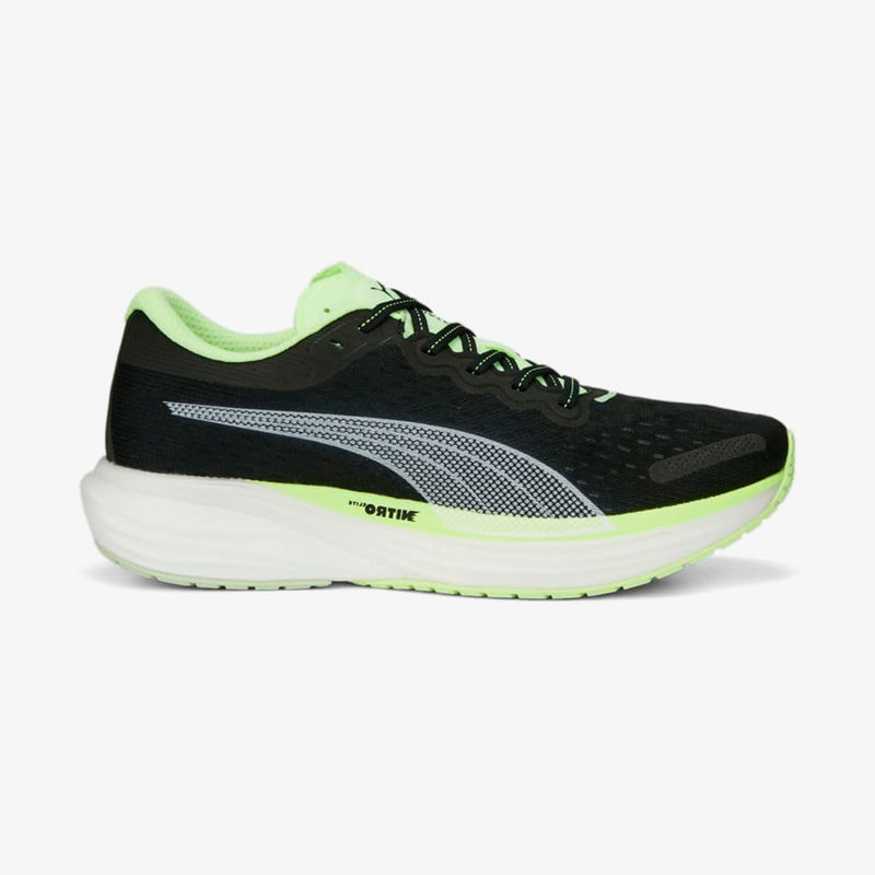 Tênis Puma Deviate Nitro 2 Run 75 Masculino Preto-Amarelo