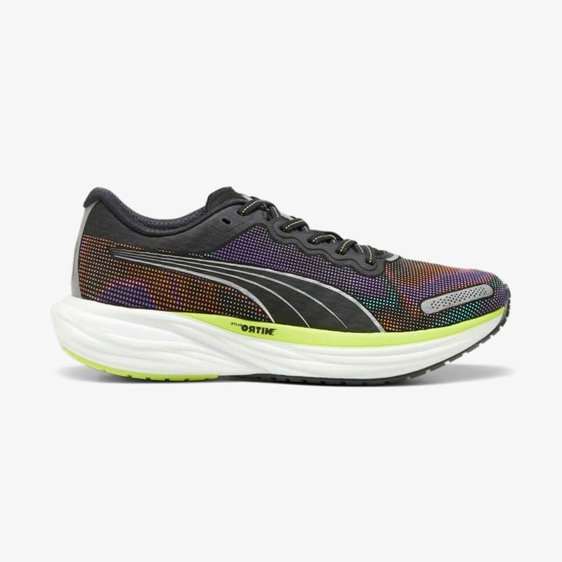 Tênis Puma Deviate Nitro 2 Psychedelic Rush Masculino Preto-Amarelo