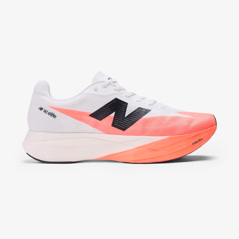 Tênis New Balance Fuelcell Supercomp Elite V5 Masculino Branco-Laranja
