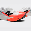 Tênis New Balance Fuelcell Supercomp Elite V5 Feminino Branco-Laranja