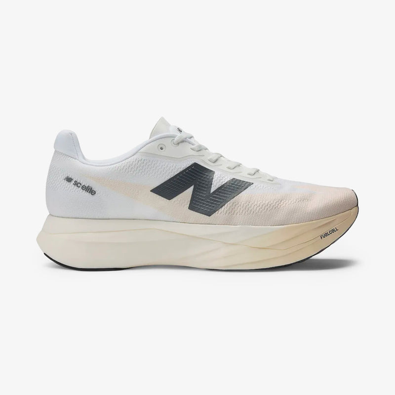 Tênis New Balance Fuelcell Supercomp Elite V5 Feminino Branco-Bege