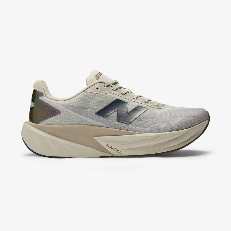 Tênis New Balance Fuelcell Rebel V5 Masculino Bege-Cinza
