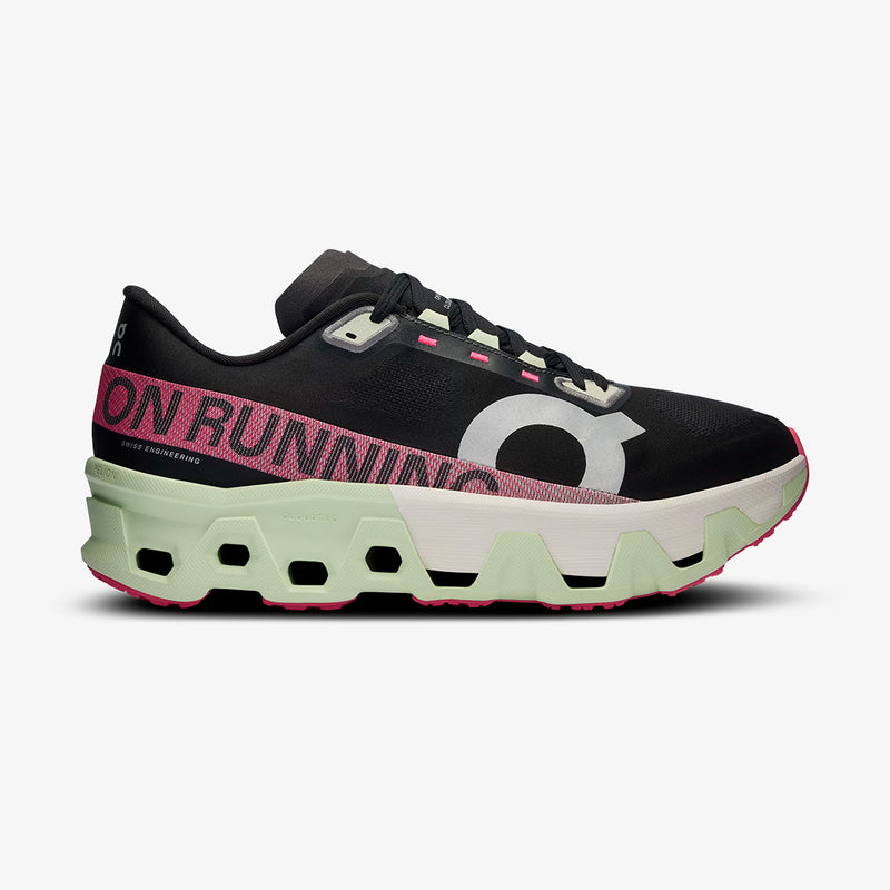 Tênis On Running Cloudmonster Hyper 1 Masculino Preto-Rosa