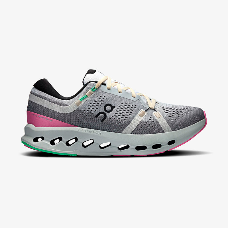 Tênis On Running Cloudsurfer 2 Masculino Cinza-Rosa