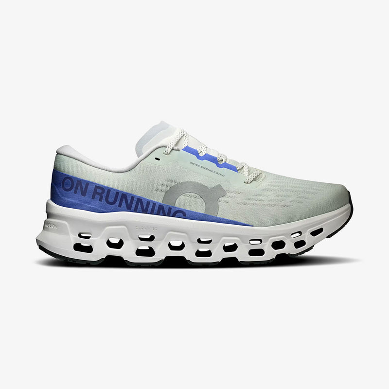 Tênis On Running Cloudmonster 3 Masculino Cinza-Branco