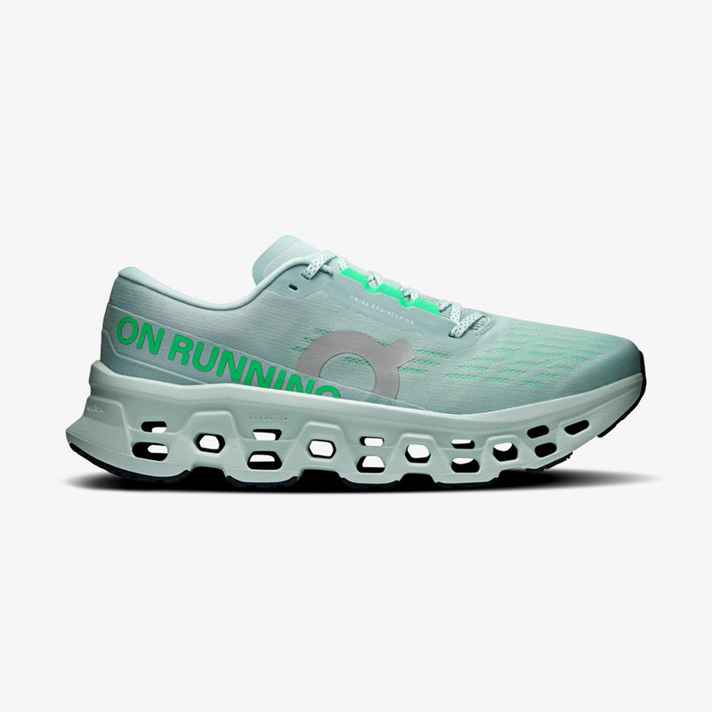 Tênis On Running Cloudmonster 3 Masculino Cinza-Verde
