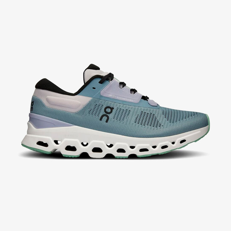 Tênis On Running Cloudstratus 3 Feminino Cinza-Verde