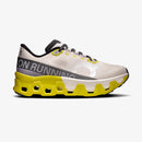 Tênis On Running Cloudmonster Hyper 1 Feminino Branco-Amarelo