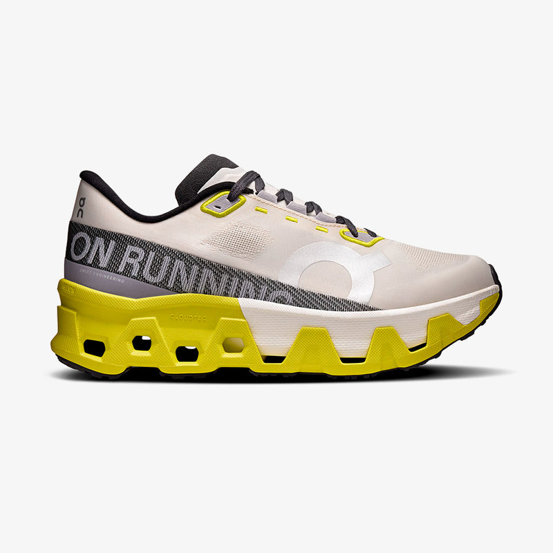 Tênis On Running Cloudmonster Hyper 1 Feminino Branco-Amarelo