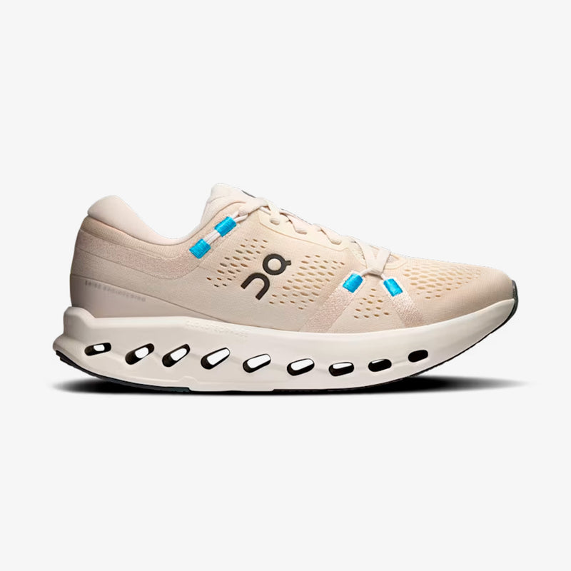 Tênis On Running Cloudsurfer 2 Feminino Bege-Azul