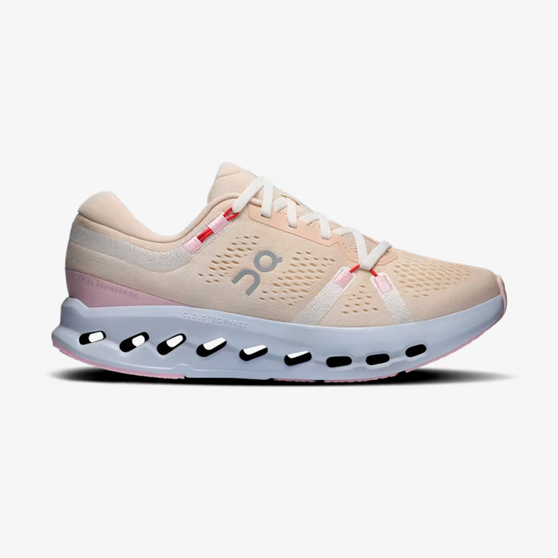 Tênis On Running Cloudsurfer 2 Feminino Bege-Branco