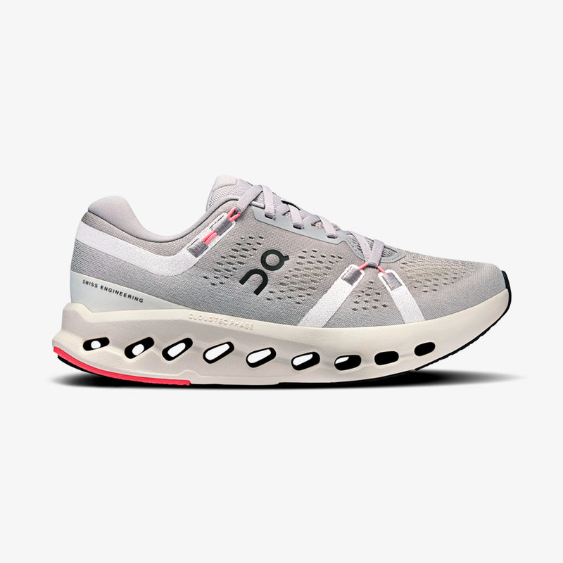 Tênis On Running Cloudsurfer 2 Feminino Cinza-Branco