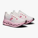 Tênis On Running Cloudsurfer Max Feminino Branco-Rosa