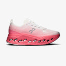 Tênis On Running Cloudsurfer Max Feminino Branco-Rosa-Camélia