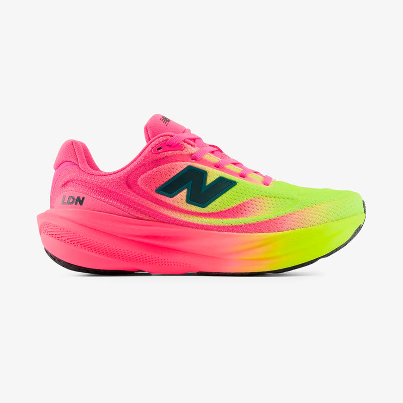 Tênis New Balance 1080 v15 Feminino Rosa-Verde-Limão
