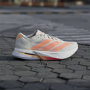 Tênis Adidas Adizero Boston 13 Feminino Branco-Laranja