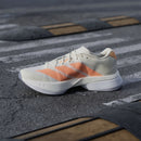 Tênis Adidas Adizero Boston 13 Feminino Branco-Laranja