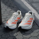 Tênis adidas Adizero Boston 13 Masculino Branco-Laranja