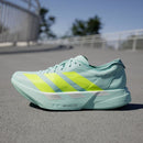 Tênis adidas Adizero Adios Pro 4 Feminino Azul Claro-Amarelo Limão