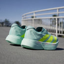Tênis adidas Adizero Adios Pro 4 Feminino Azul Claro-Amarelo Limão