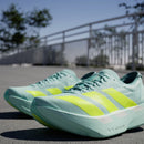 Tênis adidas Adizero Adios Pro 4 Feminino Azul Claro-Amarelo Limão