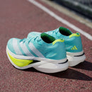 Tênis adidas Adizero Prime X3 Strung Unissex Azul Turquesa-Amarelo Limão