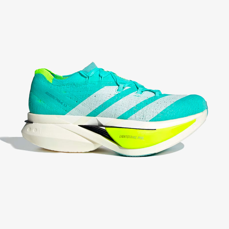 Tênis adidas Adizero Prime X3 Strung Unissex Azul Turquesa-Amarelo Limão