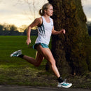 Tênis adidas Adizero Boston 13 Feminino Branco-Azul