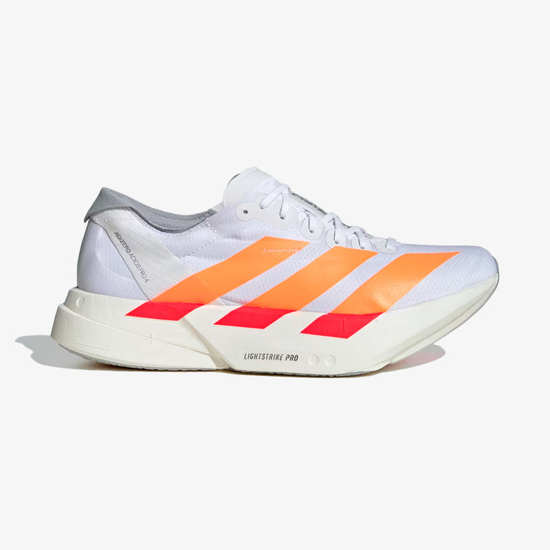 Tênis adidas Adizero Adios Pro 4 Masculino Branco-Laranja