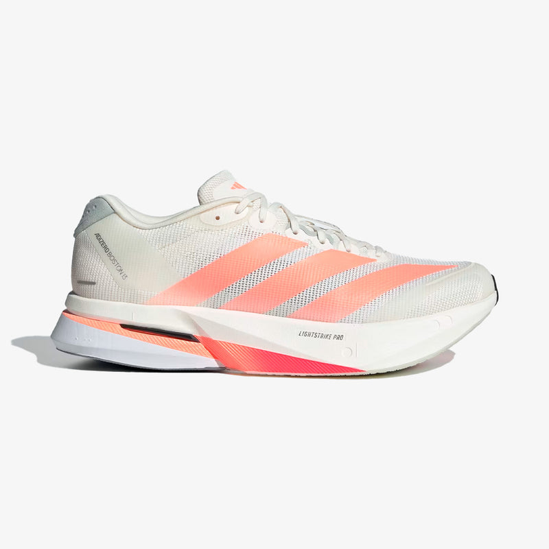 Tênis adidas Adizero Boston 13 Masculino Branco-Laranja